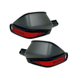 2 x reflector sticker suitable for motorcycle R 1200 GS Adventure hand protection (red)