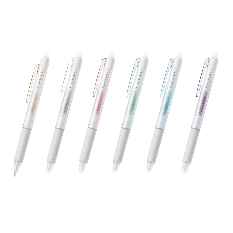 Limited Erasable Glitter Ballpoint Pen, 0.03 inch (0.7 mm), Twinkle