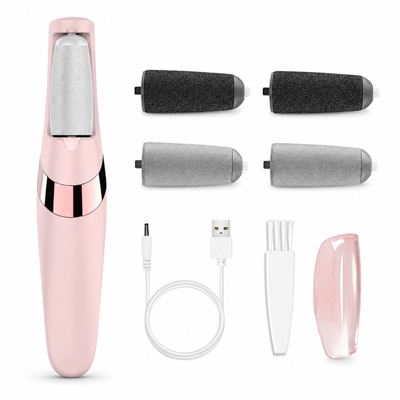 Rechargeable Electric Foot File for Heel Care – 2-Speed Callus