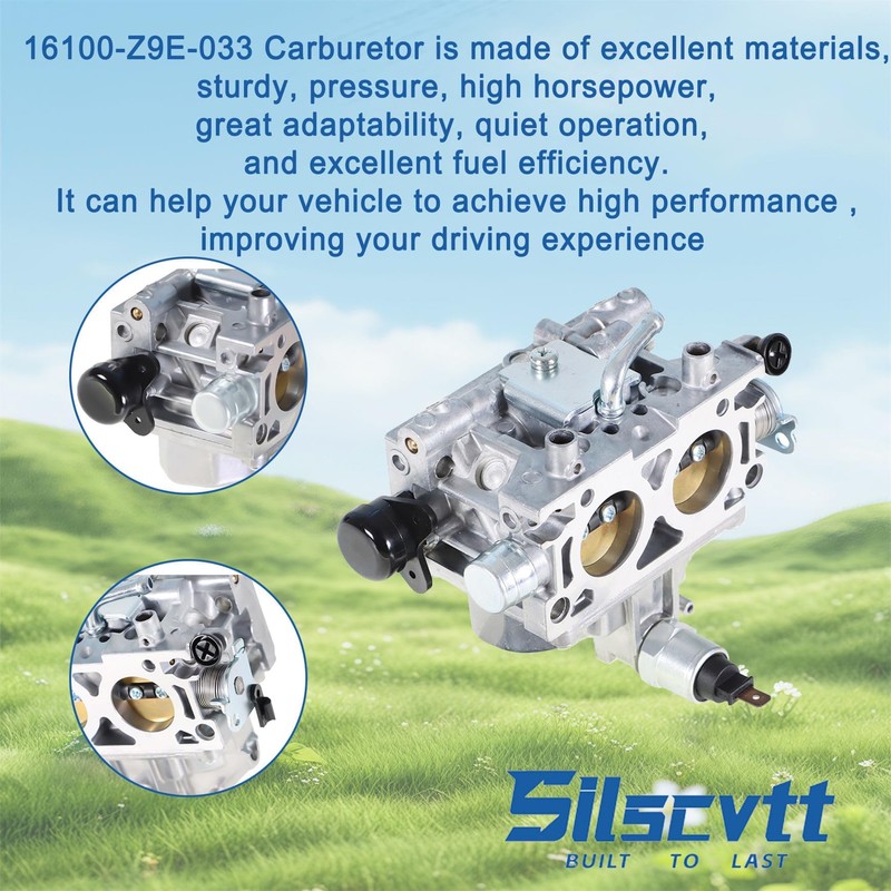 Silscvtt 16100-Z9E-033 Carburetor Replacement for Honda GX630 GX660 GX690 GX630R