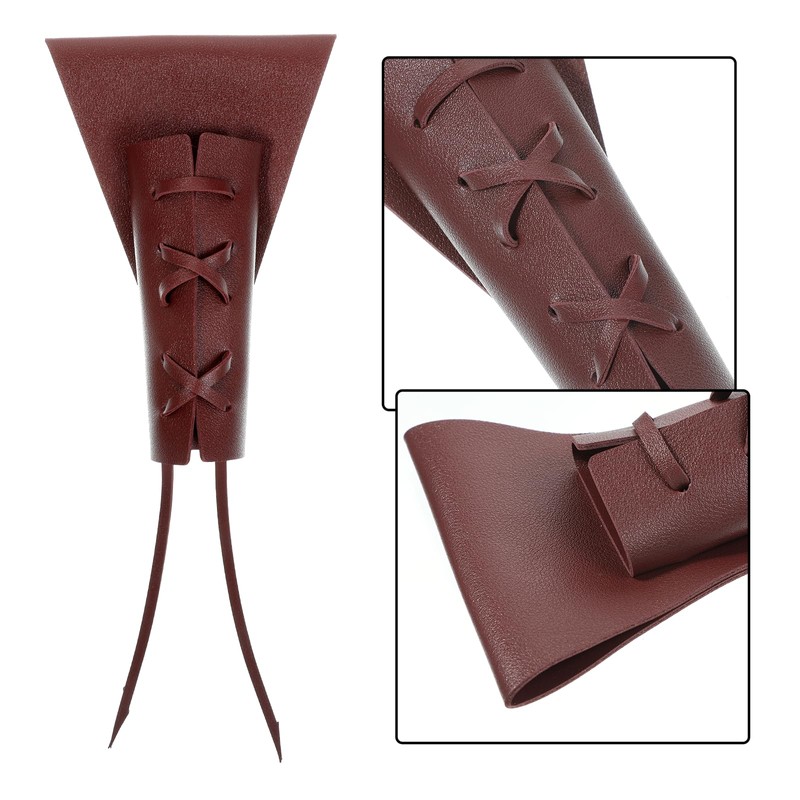 Medieval Dagger Leather Case, PU Leather Sword Belt Adjustable Sword