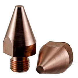 Spot Welder Tips STD 476-040211 for Miller-TT-6, TT-9 and G7 Welding-Tongs - 1 Pair