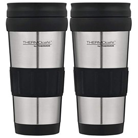 THERMOcafe by Thermos Foam Insulated Travel Tumbler - 2 Pack, Stainless Steel, 3962C4AUS
