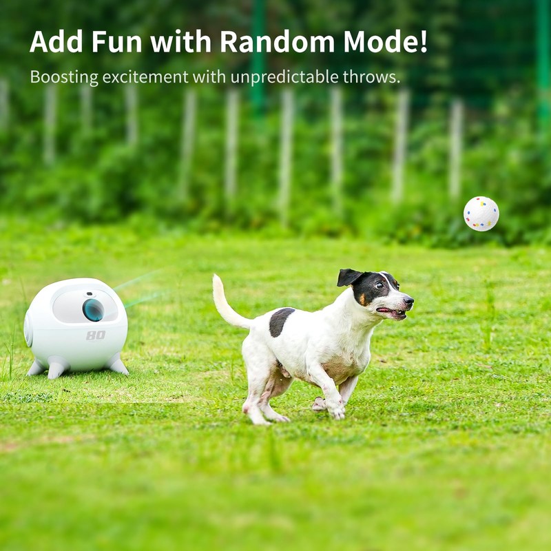 uahpet 2.5inch iRetriever Balls 4Pack for iRetriever Dog Ball Launcher,