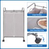 STORAGE MANIAC Laundry Sorter 2 Section, 90 L Gal Laundry
