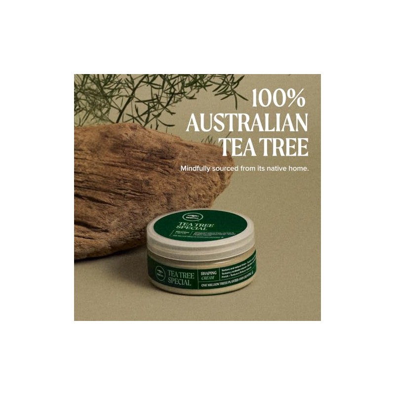 Tea Tree Shaping Cream, Crema para Peinar con Árbol de
