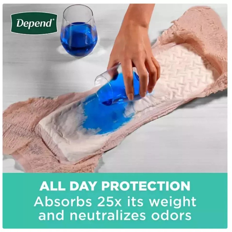 Depend Fresh Protection Women's Underwear, Extra Large, 80 ct Free