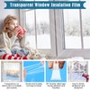 Window Insulation Kit, 63 × 394 Inch Plastic Window Coverings
