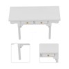 1: 12 Dollhouse Desk Wooden Modern Miniature Table Mini Writing