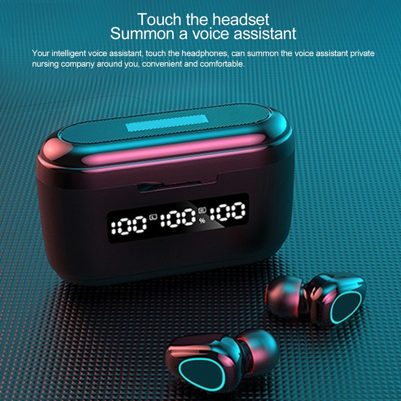 G40 Bluetooth 5.1 True Wireless Earphones with LED Power Display