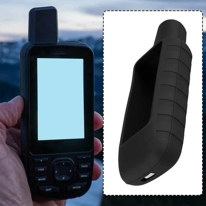 Briny River GPS-Mobilteil-Navigationssystem, weiche Silikon-Schutzhülle, kompatibel mit Garmin GPSMAP 66sr