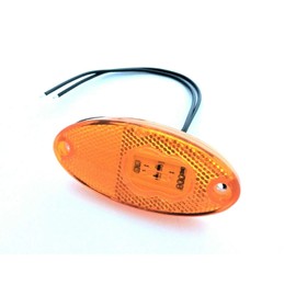 WAS IST WAS Orange LED Outline Light Side Light E20 Truck Car Trailer