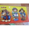Beistle Thanksgiving Autumn 3 Scarecrow Cutouts Decorations 2005 Beistle 2