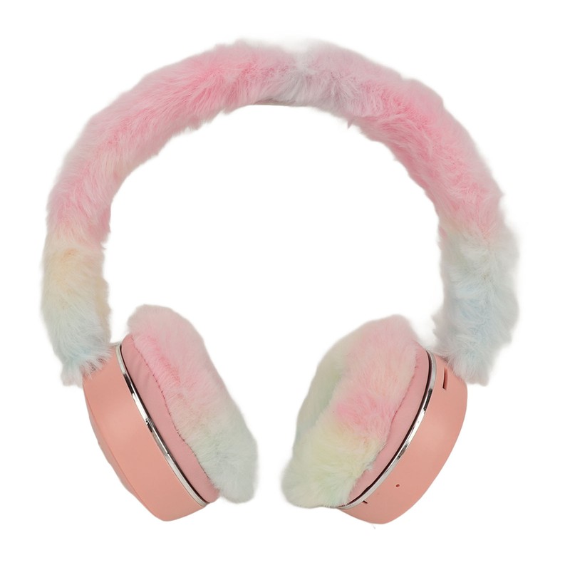 Bluetooth Headset Multifunctional Foldable Cartoon Innovative Plush Warm Earmuff Deep