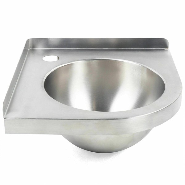 RV Bathroom Sink Corner Sink Boat Sink, Stainless Countertop Corner