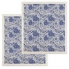Briarwood Lane Blue and White Floral Swedish Dishcloth (2-Pack)