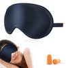 SlowTon Antifaces para Dormir, Suave Seda Cómoda Correa Ajustable