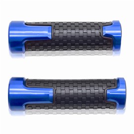 7/8" 22mm CNC Alu Motorcycle Handlebar Grips for CBR150 CBR500 CBR100F CBR1000RR CBR1100XX CBR125 CBR250 CBR300R CBR400RR CBR400F CBR450SR CBR600RR CBR600F CBR900RR CBR954RR Blue