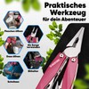 Aventuris® Pink Multi-Tool Stainless Steel with 21 Functions, Gifts for