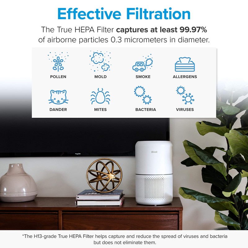 LEVOIT LEVOIT Air Purifier and Replacement Filter Bundle for Home