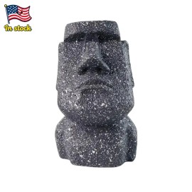 Resin Stone Statue Eyeglass & Pen Holder- Multiuse Home & Garden Decor AccentColor: Gray, Size: One Size