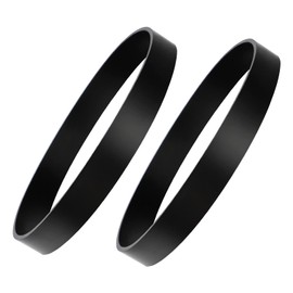 2-Pack Black Vacuum Belts Style 7 9 10 12 14 16, Replacement Vacuum Belts for Bissell 3031120, 32074, 2031093 Models Black
