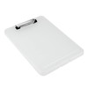 ZEONHAK 2 Pack A4 Plastic Clipboard Storage Boxs, Clear Clipboard