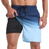BSLVWG Men's Swimming Trunks Board Shorts Quick Dry Beach Shorts