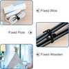 Hodzeed Ball Bungee Cords, 23CM/9IN Black Tie Down Cords for