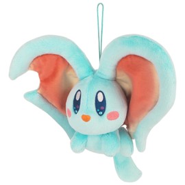 SAN-EI KP45 Kirby All-Star Collection Effilin (S) Plush Toy, W 8.9 x D 4.5 x H 6.5 inches (22.5 x 11.5 x 16.5 cm)