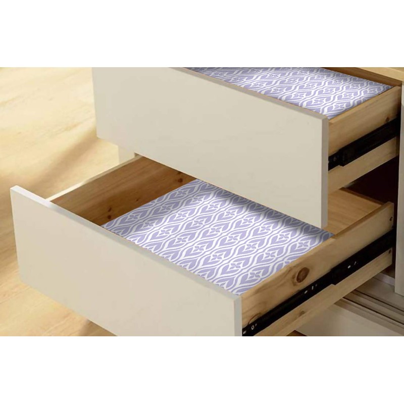 SCENTORINI Lavender Scented Drawer Liners, 6 Sheets Fragrant Paper Liners