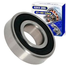Ball Bearing 6203 2RS for the Engine with Size 17 x 40 x 12 mm MONTERAL