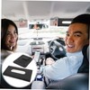Outanaya 1Set Car Tissue Holder Premium Leather Napkin Holder for