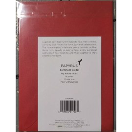 Papyrus Merry Christmas Happy Holidays Card - Brand New - Husband