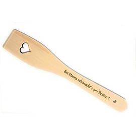 Cooking Spoon / Spatula - Bei Mama schmeckts am Besten - Wood, Wooden Gifts, Birthday, Easter, Christmas