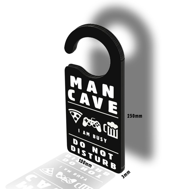 Novelty Man Cave Door Sign - Do Not Disturb Sign