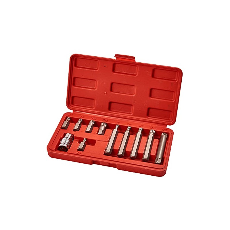 Amtech I8450 11 Piece Spline bit and Socket Set
