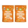2 Pack Go Raw Organic Sprouted Pumpkin & Sunflower Seeds,