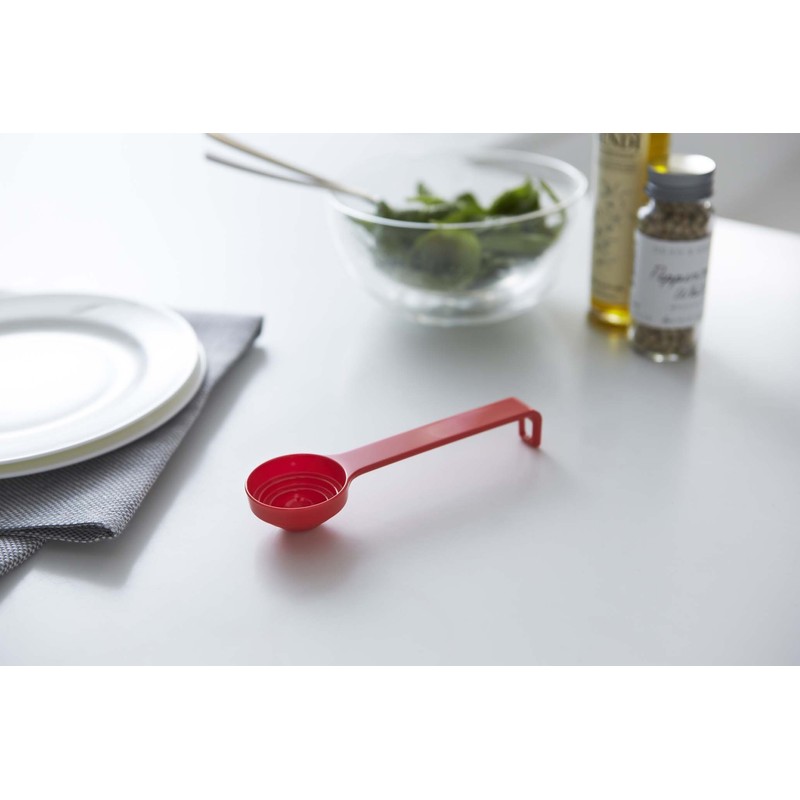 Yamazaki Industries 2702 Tiered Measuring Spoon, Red