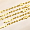 VNOX Gold Initial Bracelet for Men - Mens Gold Plated