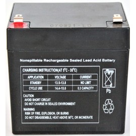 UltraTech UT-1240 / UT-1250-F1 12V, 4.5Ah Sealed Lead Acid Alarm Battery UT1240 UT-1250-F1 ISO9001
