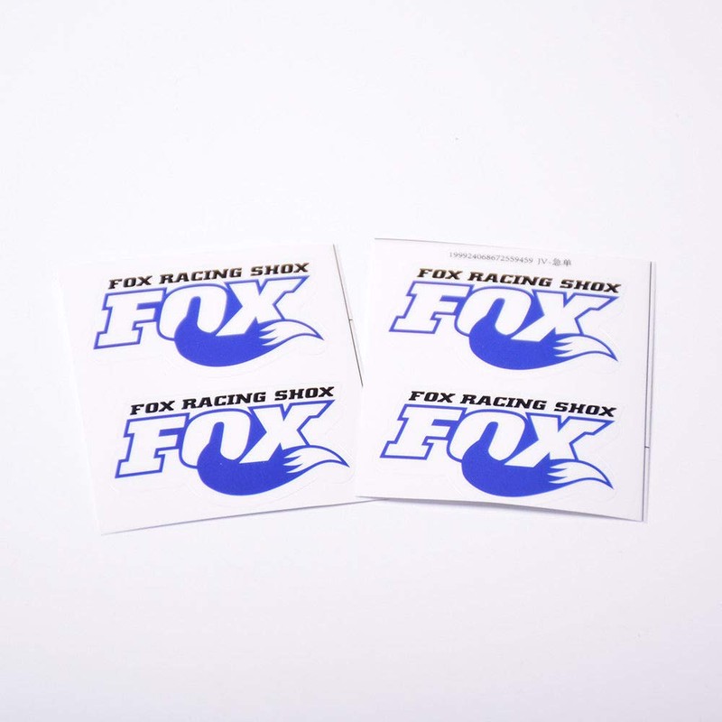 4PCS PVC Fox Shock Absorber Sticker Decal for 1/7 Traxxas