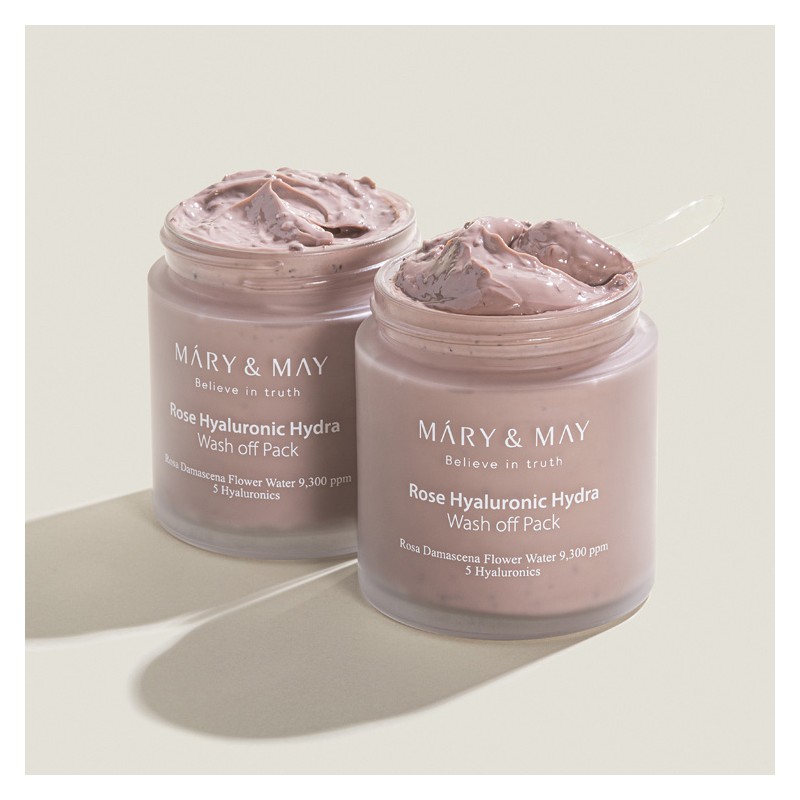 Mary&May [Mary&May]Rose Hyaluronic Hydra Wash Off Pack Duo (125g *