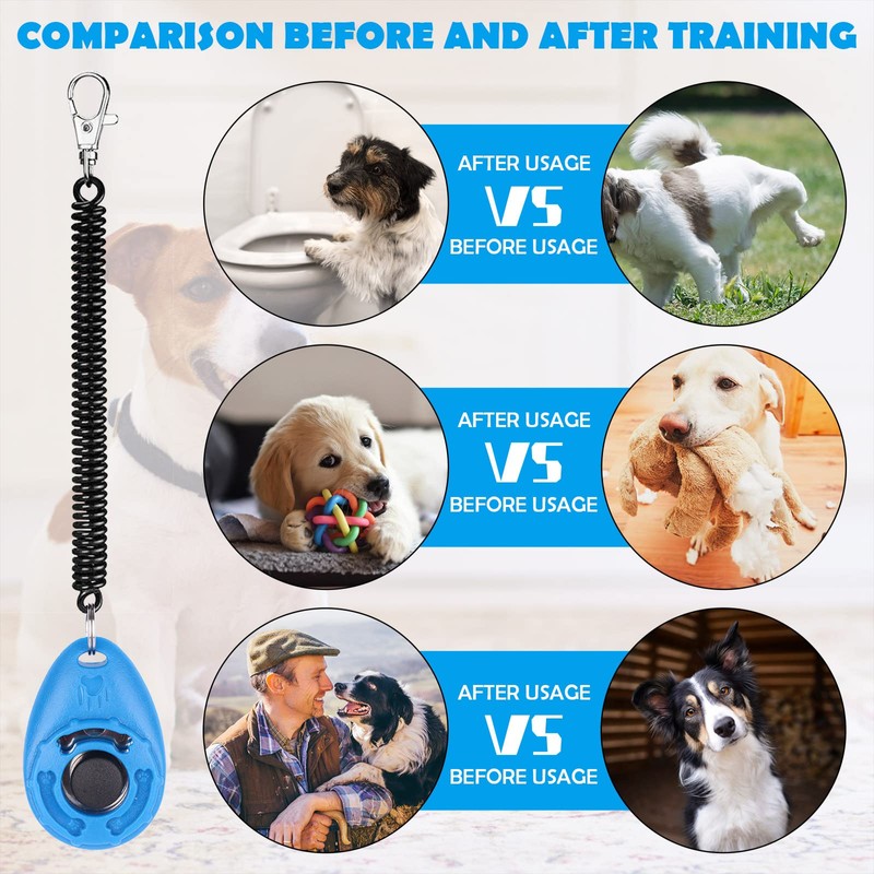 Dog Training Clicker with Wrist Strap - OYEFLY Durable Lightweight