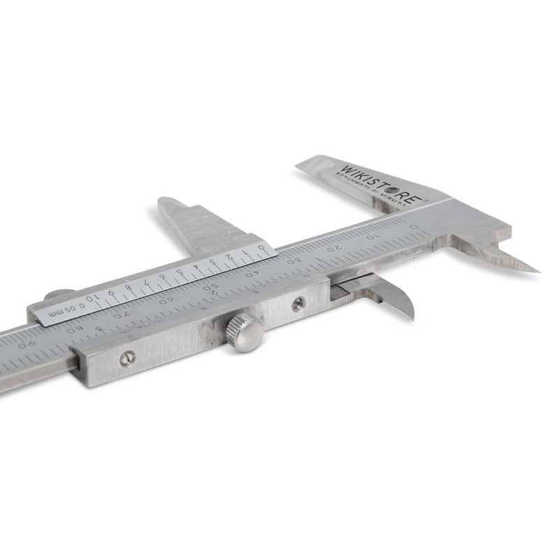 WIKISTORE TASCHEN Measuring Caliper Monoblock 150 mm, Ventesimal Brake Caliper