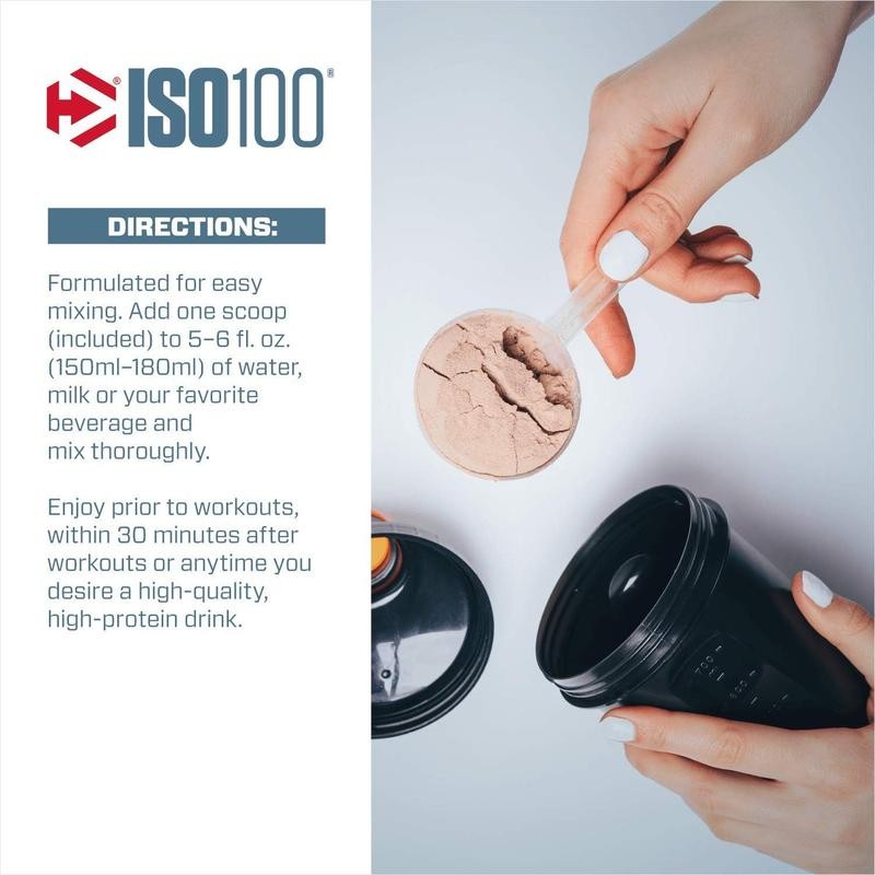 Dymatize ISO-100: Fuel Your Muscles with Pure, Fast-Absorbing Protein -