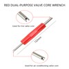 Aidqxbaoer 1 x double head tyre valve core puller and