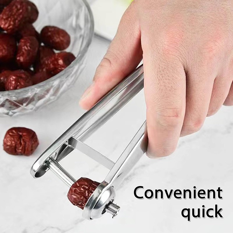 1 Pcs Stainless Steel Handheld Multi-Purpose Pitter – Removes Pits