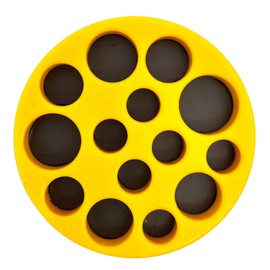 Alkan Round Magnetic Organiser for 1/4 Inch (6.3 mm) Sockets Space for 14 Inserts (Magnetic Holder)
