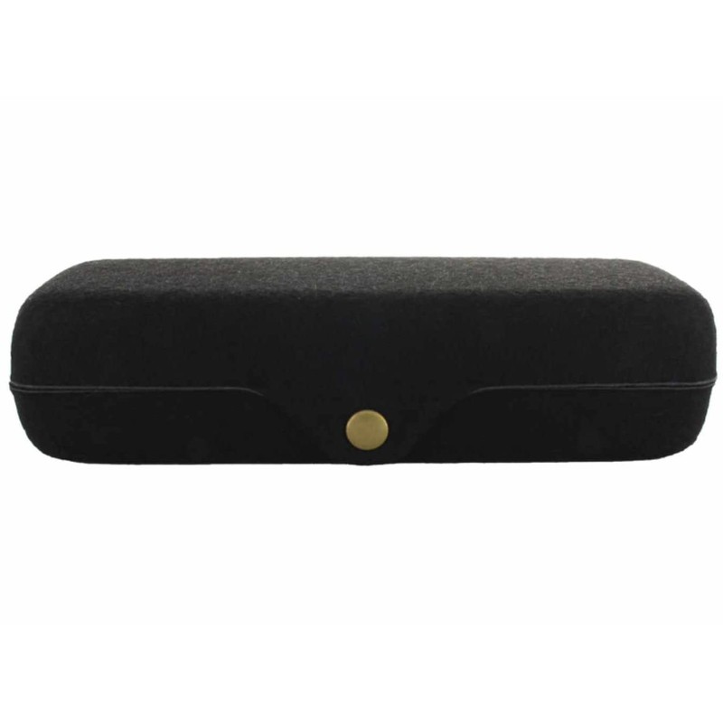 SuRE 209701 Eyeglass Case, Lightweight, Compact, Wide, Semi-Hard, Urethane, Felt
